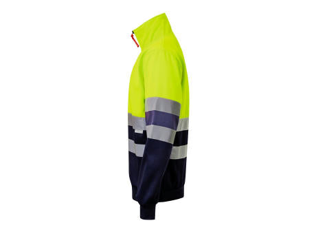 VL THOR. Zweifarbiges Sweatshirt (300g/m²) aus Polyester-Fleece (100%)