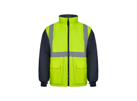 VL JUNO. Zweifarbiger 4-in-1-Parka (180 g/m²), aus Polyester (100%) mit PU-Beschichtung