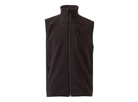 VL VARUNA. Softshell-Weste (280 g/m²), mit Polarfutter, aus Polyester (94 %) und Elastan (6 %)