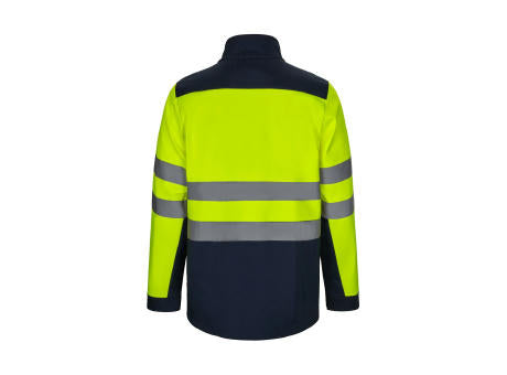 VL HESTIA. Zweifarbige Softshell-Jacke (280 g/m²) aus Polyester (96 %) und Elastan (4 %)