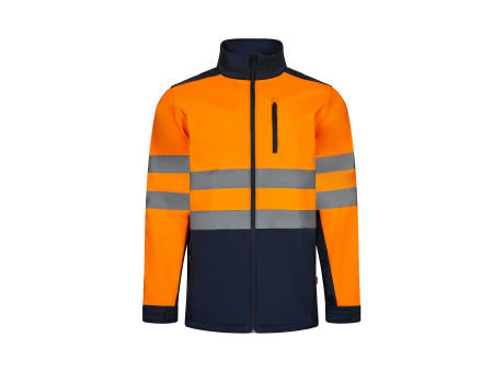 VL HESTIA. Zweifarbige Softshell-Jacke (280 g/m²) aus Polyester (96 %) und Elastan (4 %)