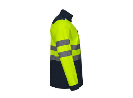 VL HESTIA LARGE. Zweifarbige Softshell-Jacke (280 g/m²), mit Fleece-Futter und TPU-Membran, aus Polyester (96 %) und Elasthan (4 %)