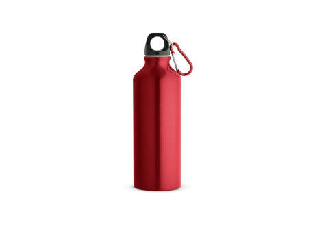 RE-LANDSCAPE M. Flasche aus recyceltem Aluminium (100% rAL) 530 mL mit Karabiner