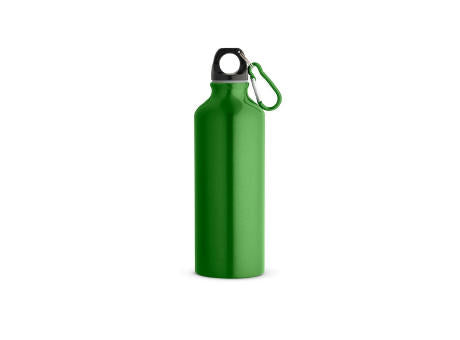 RE-LANDSCAPE M. Flasche aus recyceltem Aluminium (100% rAL) 530 mL mit Karabiner