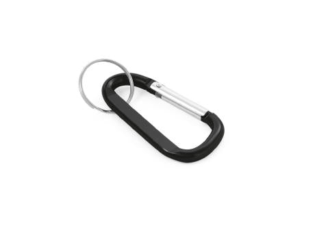 MATTHEW. Karabinerclip aus Aluminium mit Schlüsselring