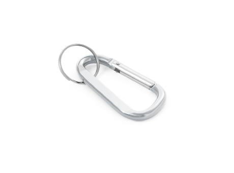 MATTHEW. Karabinerclip aus Aluminium mit Schlüsselring