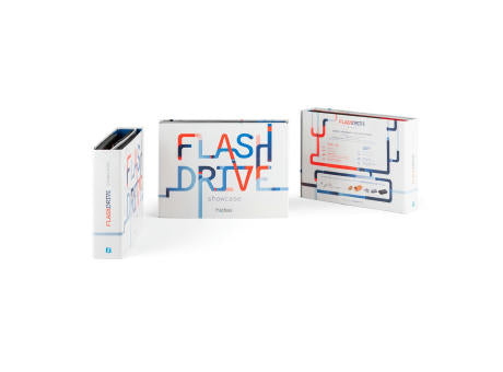 FLASH DRIVE SHOWCASE. Muster-Set bedruckte USB-Sticks