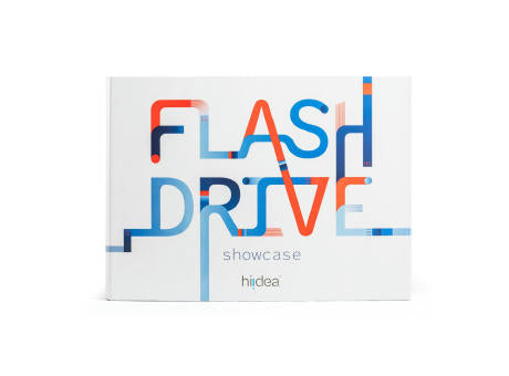 FLASH DRIVE SHOWCASE. Muster-Set bedruckte USB-Sticks