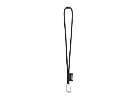 75089. SET Lanyard TUBE Long (Ø 7 mm) mit 55 mm D-förmigem Karabiner und Ø 7 mm Sicherheitsverschluss