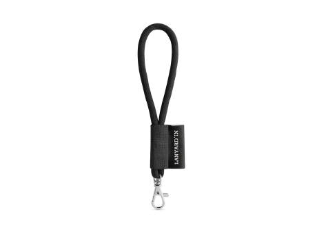 75090. SET Lanyard TUBE Short (Ø 7 mm) mit 9 mm Schnapperkarabiner