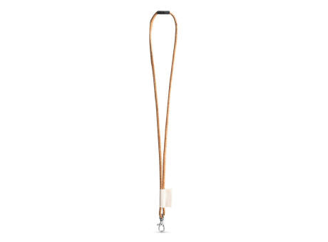 75096. SET Lanyard CORK Long (Ø 5 mm) mit 9 mm Karabinerhaken und Ø 5 mm Sicherheitsverschluss