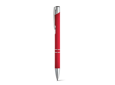 BETA SOFT. Kugelschreiber aus Aluminium mit Gummifinish