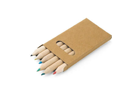 BIRD. Buntstift Schachtel mit 6 Buntstiften