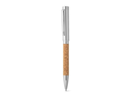 CORKO. Kugelschreiber aus Kork und Metall mit Drehmechanik