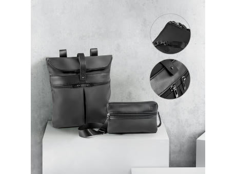 ROVER BACKPACK. Rucksack aus Mikrofaser und PU