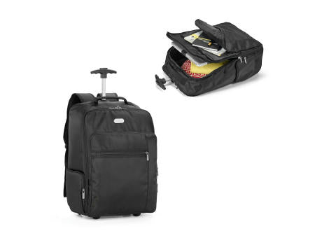 AVENIR. Laptop-Trolley-Rucksack 17'' aus 1680D und 300D Polyester