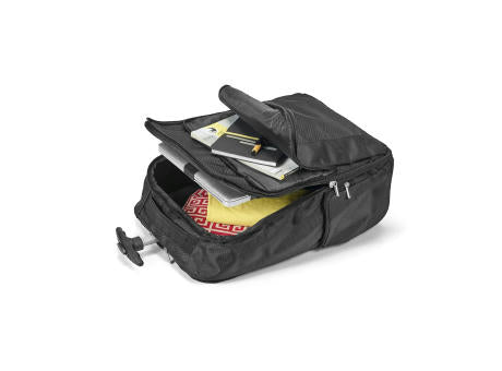 AVENIR. Laptop-Trolley-Rucksack 17'' aus 1680D und 300D Polyester
