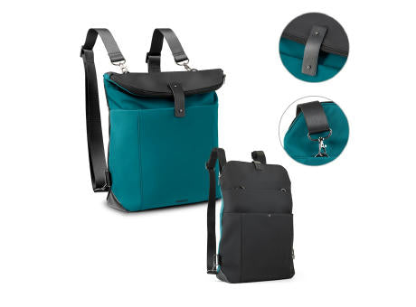 ROVER BACKPACK II. Rucksack aus Stoff und PU
