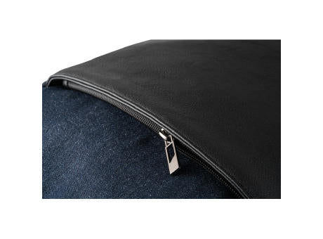 DIVERGENT BACKPACK I. Laptop-Rucksack bis zu 15.6'' aus Denim und PU