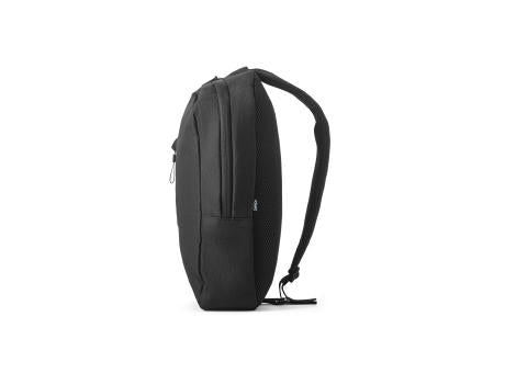 DELFOS. Rucksack mit einem Schultergurt aus 300D recyceltem Polyester und 600D recyceltem Polyester, mit 210D-Futter aus recyceltem Polyester
