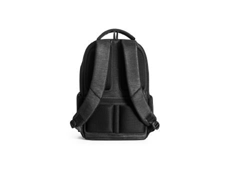 RE-BOSTON. Wasserabweisender 2Tone-Laptop-Rucksack aus recyceltem Nylon mit 210D-Fach