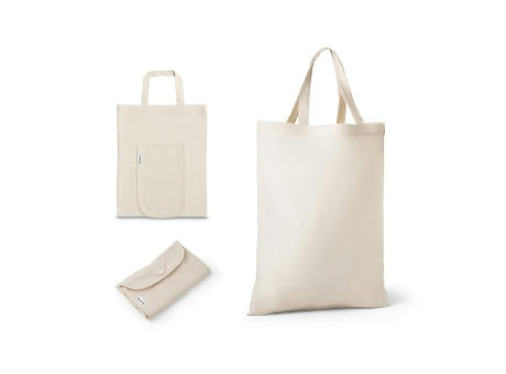 BEIRUT. Faltbare Tasche aus Baumwolle (50%), receycelte Baumwolle (30%) und Polyester (20% rPET) (140 g/m²)