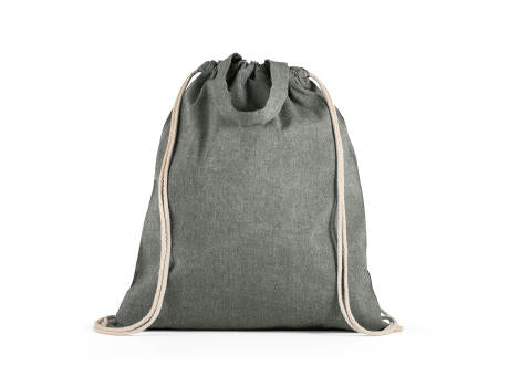 RISSANI. Tragetasche/Turnbeutel (2in1) aus recycelter Baumwolle (70%) und polyester (30% rPET) (140 g/m²)