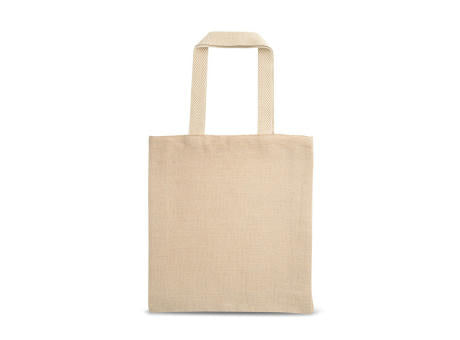 PADOVA. Juco Tragetasche (275 g/m²) mit Innentasche aus 100% Baumwolle (120 g/m²)