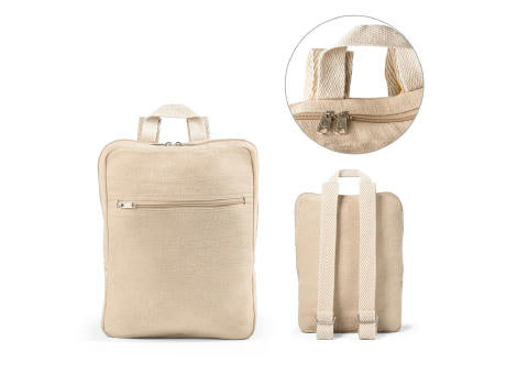 MARBELLA. Juco-Rucksack (275 g/m²)