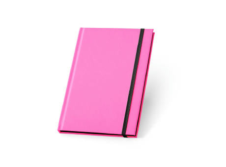 WATTERS. A5-Notizbuch aus fluoreszierendem PU mit linierten Seiten