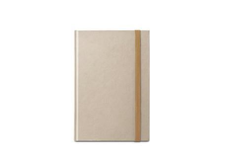 DICKINSON. A5-Notizbuch mit festem Einband, hergestellt aus Zuckerrohrpapier (80 % zuckerrohr) mit linierten Seiten