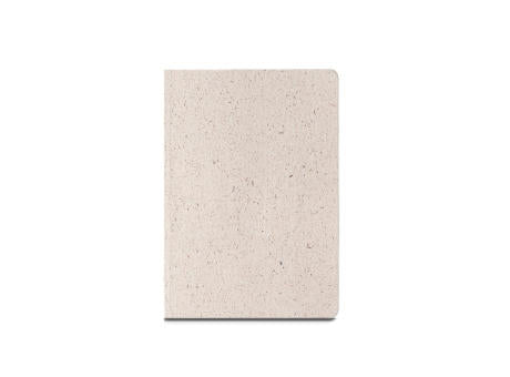 ORGANIC SEMI-RIGID. Notizbuch A5 mit semi-flexiblem Cover aus Elefantendung (80%)
