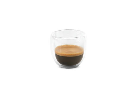 EXPRESSO. Borosilikatglas-Kaffee-Set mit 2 Gläsern