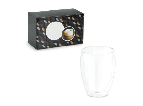 MACHIATO DUO. Set aus 2 Borosilikatglas bechern
