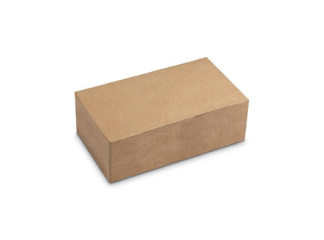 SHINO. Frischhaltebox (800 mL) aus Edelstahl und Deckel aus Bambus