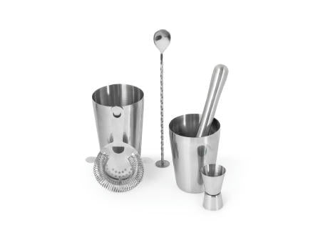 BRAMBLE. Cocktail-Set aus Edelstahl bestehend aus 6 Teilen
