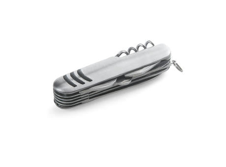 KAPRUN. Multifunktions-Taschenmesser aus Edelstahl und Metall