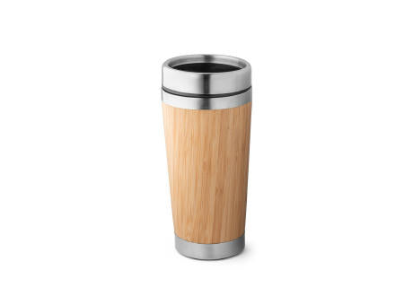 PIETRO. Reisebecher aus Bambus und Edelstahl 500 ml