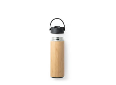 LAVER. Thermosflasche aus Bambus, Edelstahl und PP 440 ml