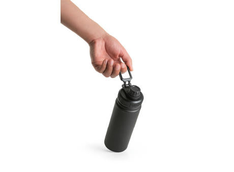 FEDERER. Trinkflasche aus 90% recyceltem Edelstahl 570 mL