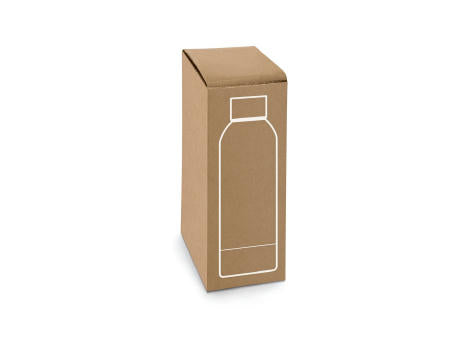 ODIN METTALIC. Flasche aus 90% recyceltem Edelstahl 550 mL