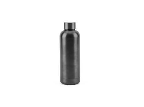 ODIN METTALIC. Flasche aus 90% recyceltem Edelstahl 550 mL