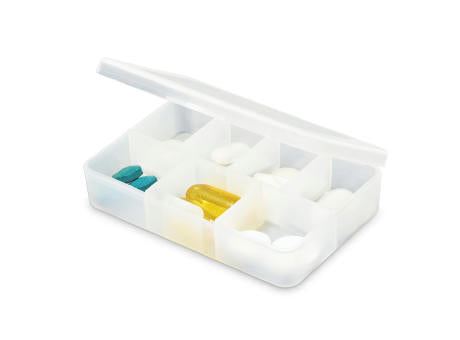JIMMY. Tablettenbox mit 7 Fächern
