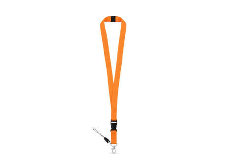 MURRAY. Lanyard aus Polyester (20 mm) mit einem Schlüsselband