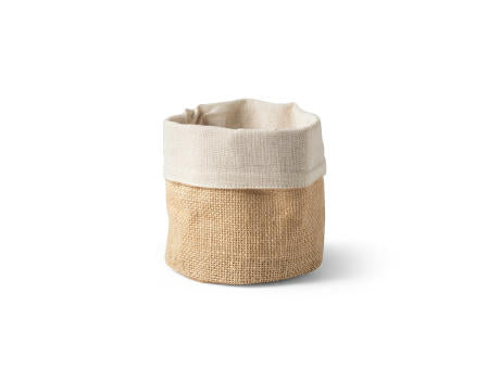 DUCASSE. Mehrzweckbeutel aus Jute (260g/m²) und Baumwolle (120g/m²)