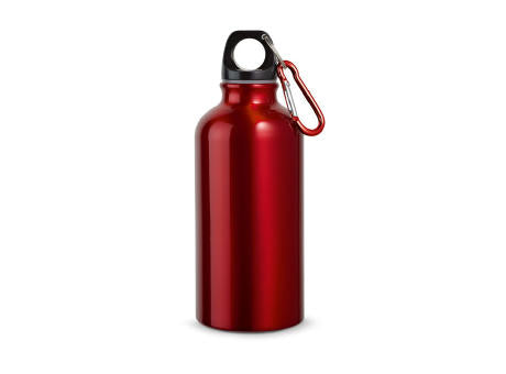 LANDSCAPE S. Aluminium-Sportflasche mit Karabiner 400 ml