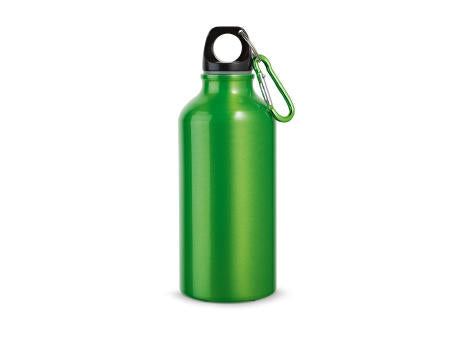 LANDSCAPE S. Aluminium-Sportflasche mit Karabiner 400 ml