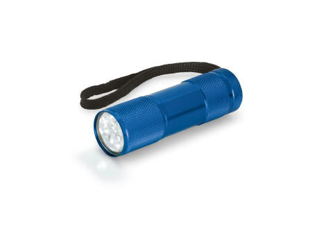 FLASHY. Taschenlampe aus Aluminium mit 9-LEDs