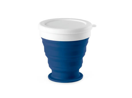 ASTRADA. faltbarer Reisebecher aus Silikon und PP 250 ml