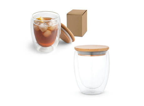 ECUADOR L. Reisebecher aus Borosilikatglas 350 ml